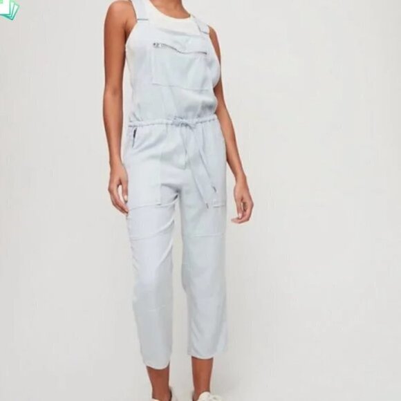 Aritzia Wilfred Free Valletta Mint Overalls XS - Picture 1 of 7